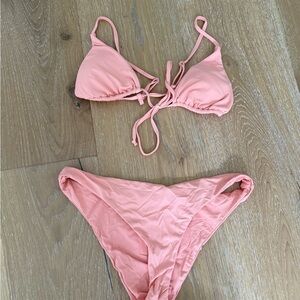 light peachy pacsun swimsuit